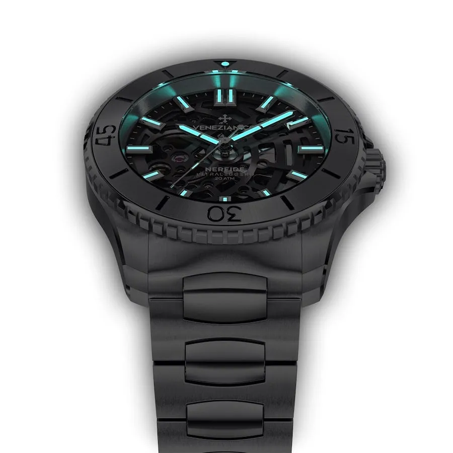 Venezianico Automatic Watch Nereide UltraLeggero Skeleton Canova Bracelet 3921503C