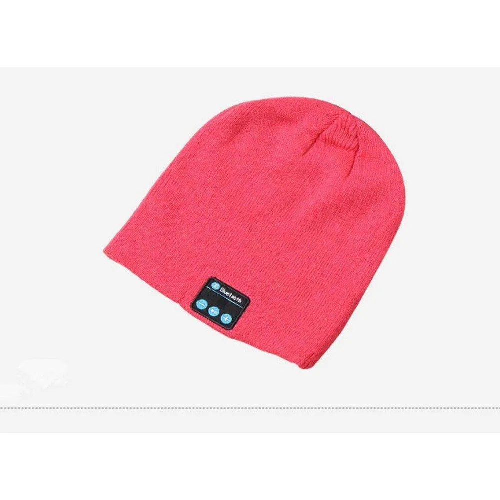 Wireless Bluetooth Smart Hat Cap Earphone Speaker and Volume Control Mic Warm Winter
