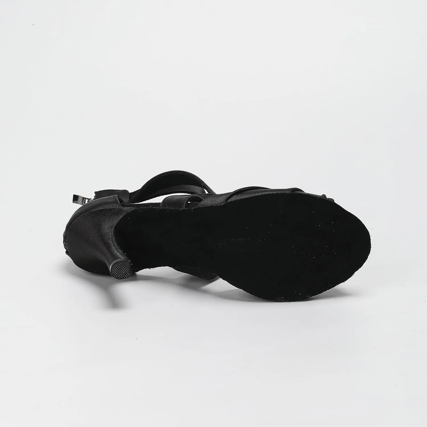 Women Ballroom Dance Shoes Modern Fashion Hollow Lace-Up High Heel Sandals Practice Performance Shoes