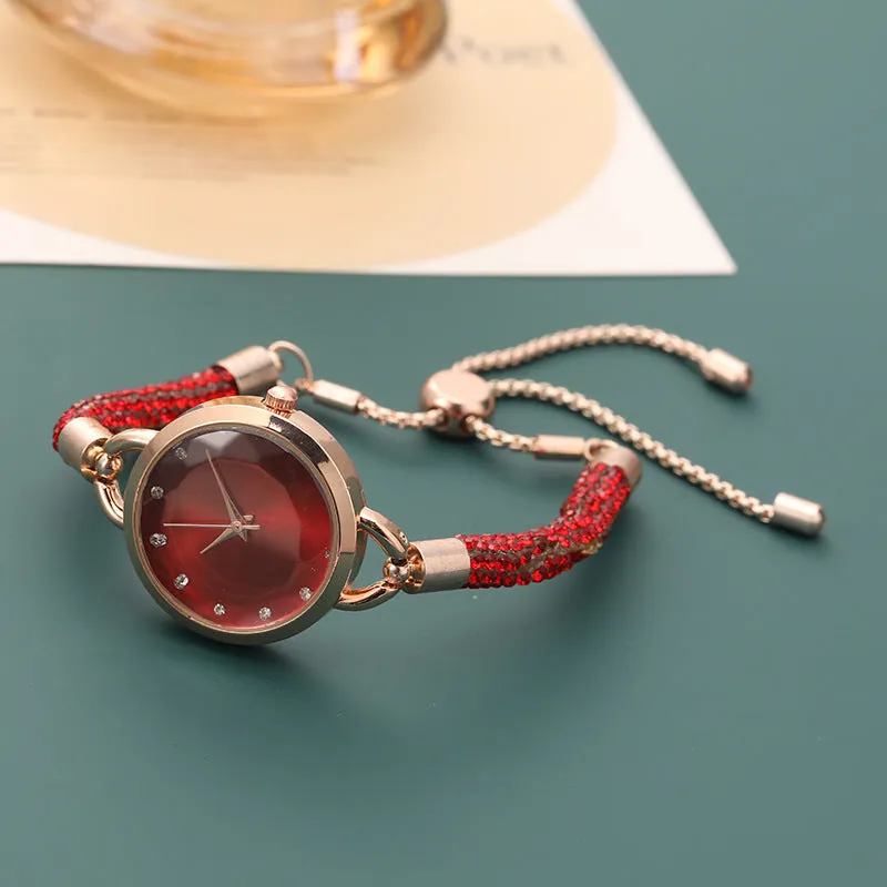 Women's Quartz Fashion Watch with Niche Bracelet Band