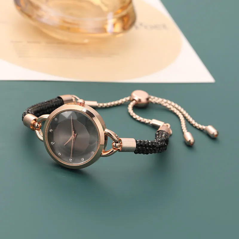 Women's Quartz Fashion Watch with Niche Bracelet Band