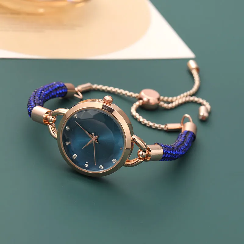 Women's Quartz Fashion Watch with Niche Bracelet Band