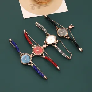 Women's Quartz Fashion Watch with Niche Bracelet Band
