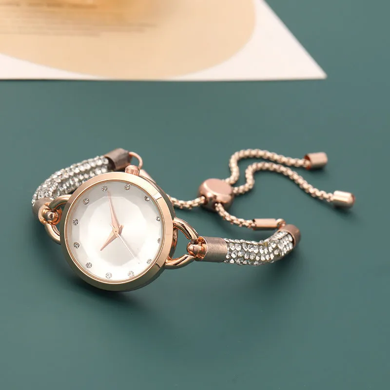 Women's Quartz Fashion Watch with Niche Bracelet Band