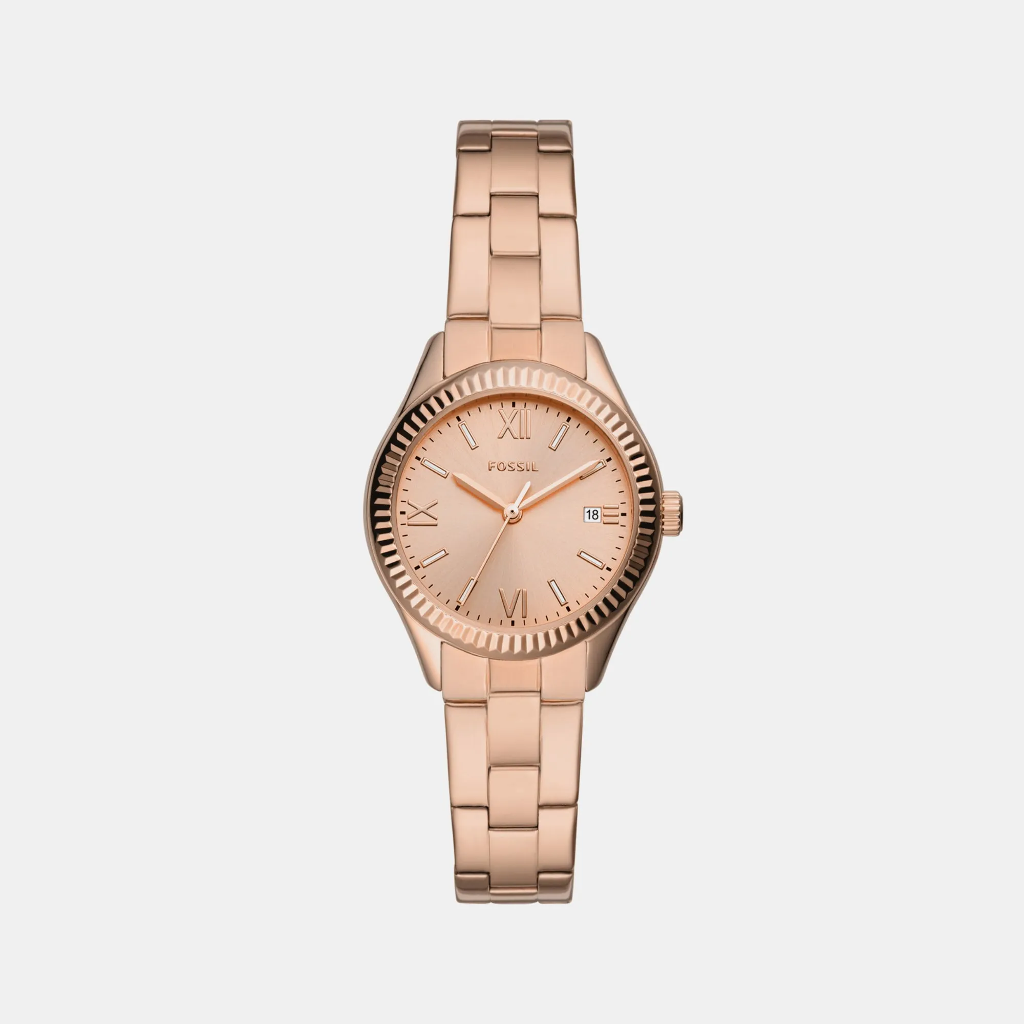Women's Rose Gold Analog Stainless Steel Watch BQ3639