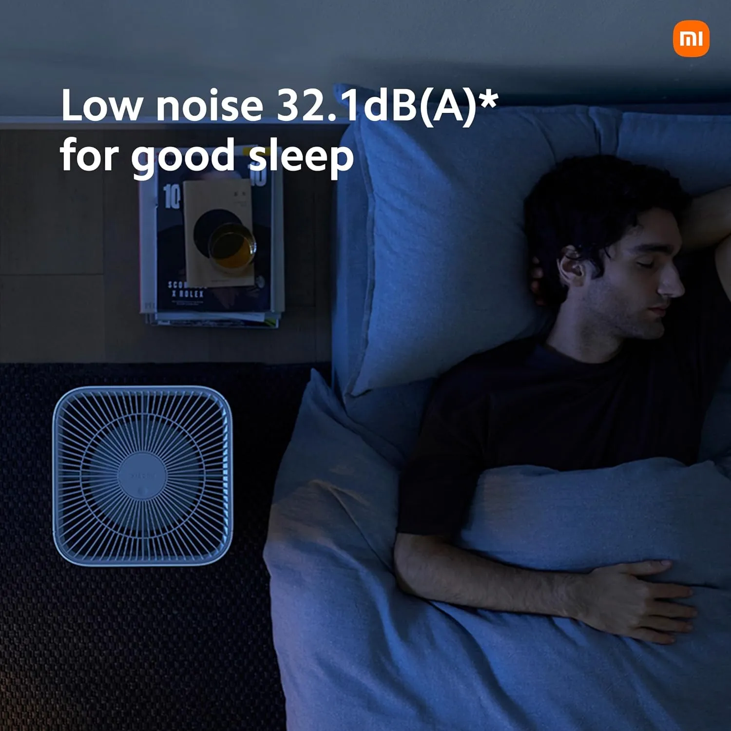 Xiaomi 4 Smart Air Purifier, Negative Air Ionizer, True HEPA Filter, traps 99.99% Viruses, covers up to 516 Sq Ft., Fast Purification in 7 Mins, Smart App Control, Alexa and GA