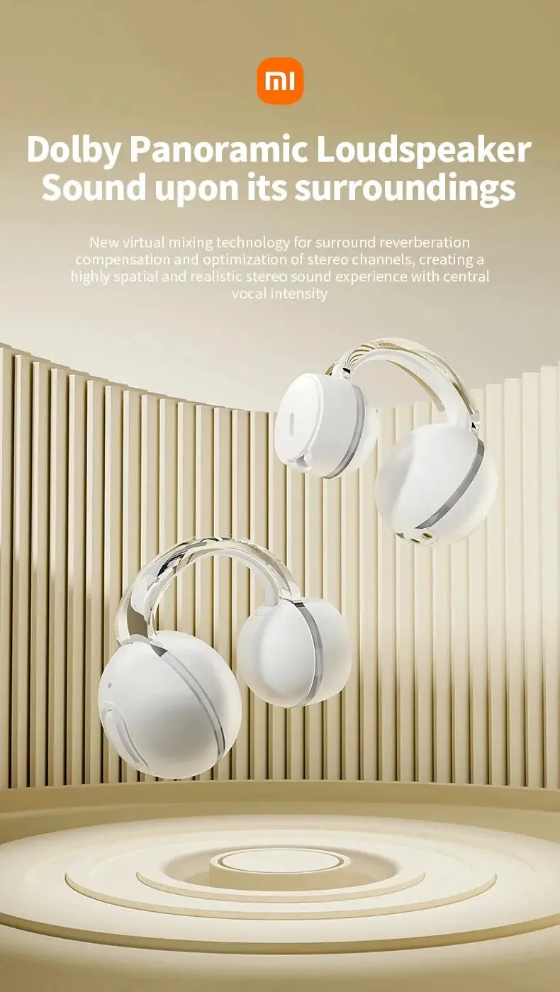 XIAOMI S39 Ear Clip ENC Headset Wireless Bluetooth5.4 Headphone LED Digital Display Sport Running Earphone For Android iOS