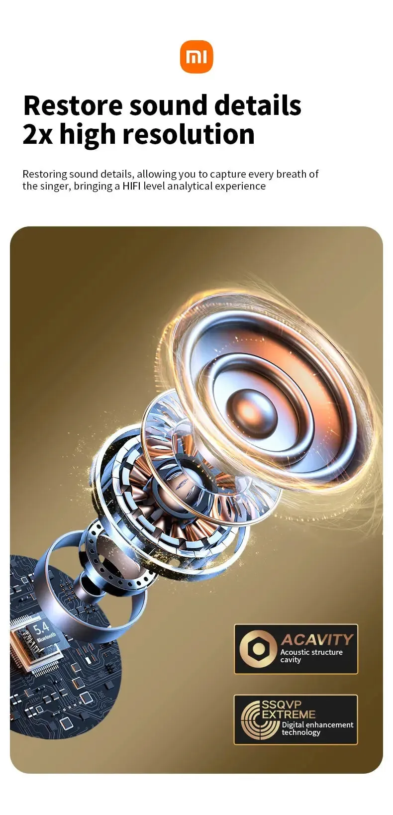 XIAOMI S39 Ear Clip ENC Headset Wireless Bluetooth5.4 Headphone LED Digital Display Sport Running Earphone For Android iOS