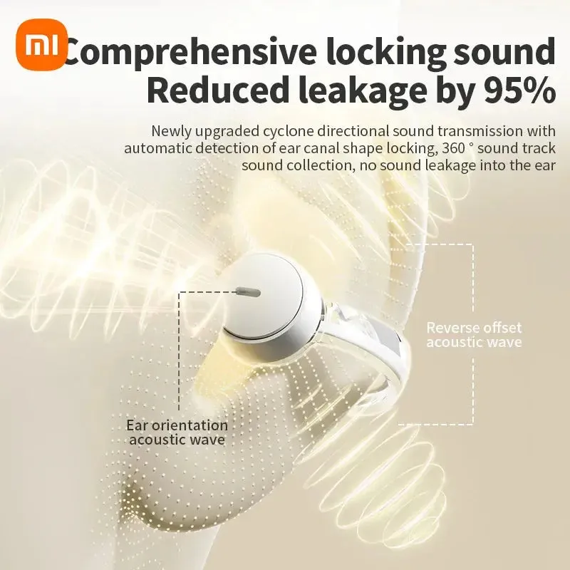 XIAOMI S39 Ear Clip ENC Headset Wireless Bluetooth5.4 Headphone LED Digital Display Sport Running Earphone For Android iOS